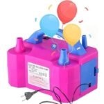 KIN Electric Balloon Blower Pump Infiltrator for Decoration Balloon with Two Nozzle.