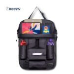 Kin Car Back Seat Organizer with Waterproof Storage Pockets (Black)