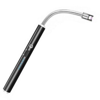 Kin Electronic Rechargeable 360deg Flame Adjustable Gas Lighter For Kitchen Stove.