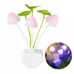 KIN Mushroom light Automatic Sensor Night Lamp  (13 cm, Multicolor)