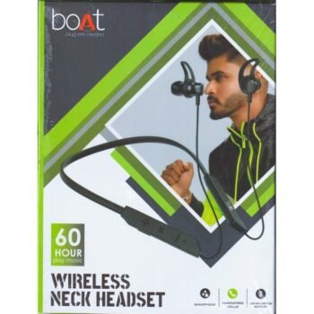 Boat Bluetooth Wireless Neckband with Call Vibration Alert.