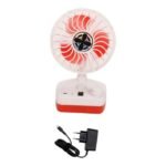 KIN Mini Rechargeable Portable Cool Fan with Led Light for Home, office & Car.
