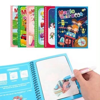 KIN Magic Water Book & Coloring Book With Magic Pen Painting Book set of 1