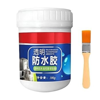 Kin Waterproof  Transparent liquid Adhesive Seal Agent Glue for Roof Crack & Wall Crack (300 ml).