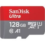 SanDisk Ultra 128 GB MicroSDXC Class10 140 MB/s Memory Card.