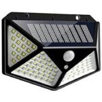 KIN LED Waterproof Motion Sensor Solar Bright Spotlight for Outdoor (Wall Mounted Pack of 1).