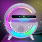 KIN GShape RGB Bluetooth Speaker with Wireless Charger & Fm Radio.