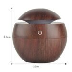 Kin Round Electric Usb Mini Humidifier with Aroma Oil Diffuser.
