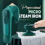 Kin Portable Travel Lightweight Mini Iron Steam with Water Spray Feature. (Green)