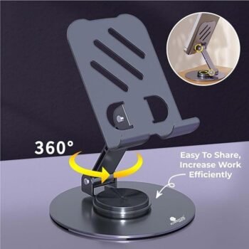 Kin 360 Rotating Adjustable Metal Phone & Tablet Stand.