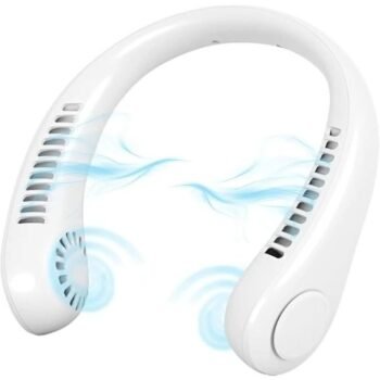 Kin 3 Mode Speed Silent USB Portable & Rechargeable Neck Fan for Home & Outdoor.
