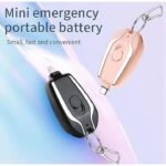 KIN Portable Power Bank Mini Pin Plug (Ios charger) with Key Chain.
