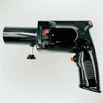 Kin Cold Pyro Party Hand Held Electric Heavy Metal Gun for Parties & Functions with 2 Cold Pyro.