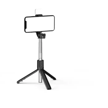 R1s Bluetooth Selfie Stick (Black, Remote Included)