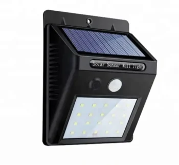 KIN LED Light PIR Motion Sensor Wall lamp Solar Light (Wall Mounted Pack of 1)